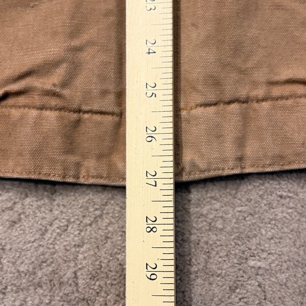 Vintage Carhartt Jacket Mens 80s Detroit 2XL Blanket Lined Duck Canvas Zip 6BLJ - Picture 9 of 10